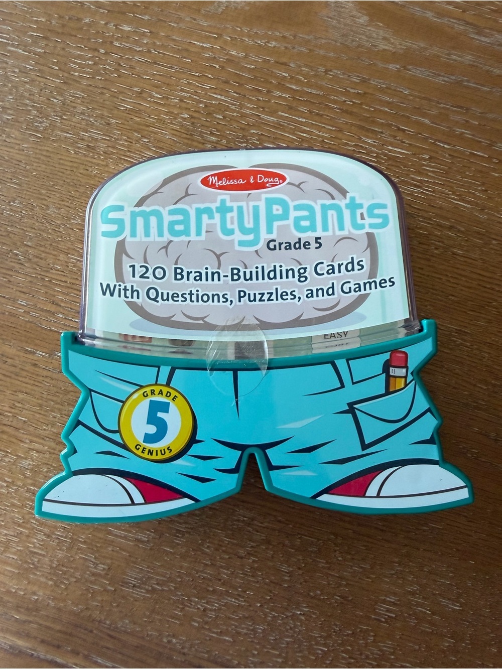 NEW Melissa & Doug SmartyPants Grade 5 Brain-Building Cards - Teal-sealed
